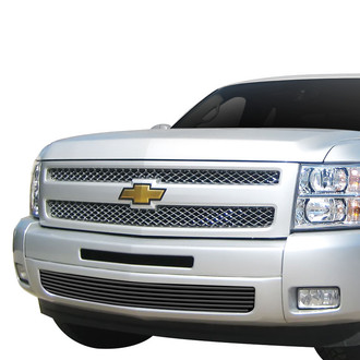 APG® - 1-Pc Black Horizontal Tubular Bumper Grille