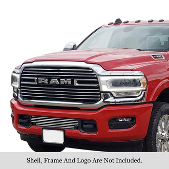 APG® - 1-Pc Chrome Polished 8x6 mm Horizontal Billet Bumper Grille