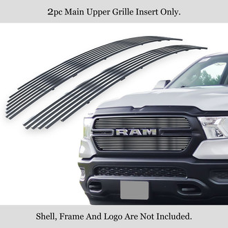 APG® - 2-Pc Chrome Polished 8x6 mm Horizontal Billet Main Grille