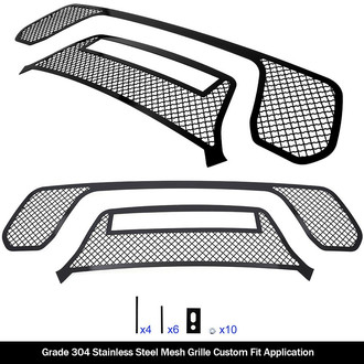 APG® - 2-Pc Black 2.5 mm Wire Mesh Main Grille