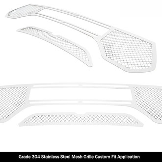APG® - 2-Pc Polished 2.5 mm Wire Mesh Main Grille