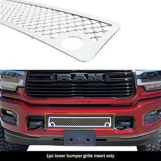 APG® - 1-Pc Chrome Polished 2.5 mm Wire Mesh Bumper Grille