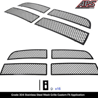 APG® - 4-Pc Black 2.5 mm Wire Mesh Main Grille