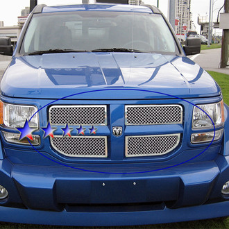APG® - 4-Pc Chrome Polished 2.5 mm Wire Mesh Main Grille