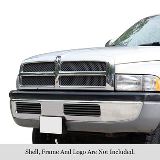 APG® - 2-Pc Black Horizontal Billet Bumper Grille
