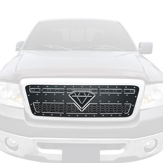 APG® - 1-Pc Black Double Layer Laser Cut Sheet Main Grille
