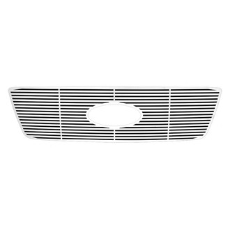 APG® - 1-Pc Sheet Series Silver Hairline Horizontal Bars Punch Laser Cut Main Grille