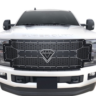 APG® - 1-Pc Black Double Layer Laser Cut Sheet Main Grille