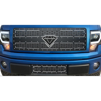 APG® - 1-Pc Black Double Layer Laser Cut Sheet Main Grille
