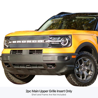 APG® - 2-Pc Polished 8x6 mm Horizontal Billet Main Grille