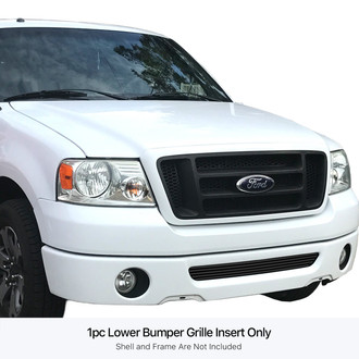 APG® - 1-Pc Black 8x6 mm Horizontal Billet Bumper Grille