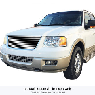 APG® - 1-Pc Silver Hairline Horizontal Billet Main Grille
