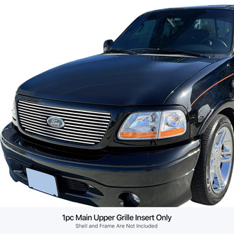 APG® - 1-Pc Chrome Polished 8x6 mm Horizontal Billet Main Grille