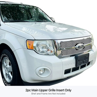 APG® - 2-Pc Chrome Polished 8x6 mm Horizontal Billet Main Grille