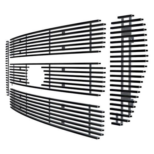 APG® GR06FEH00J - 6-Pc Black 8x6 mm Horizontal Billet Main Grille