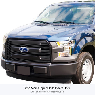APG® - 4-Pc Black Horizontal Billet Main Grille