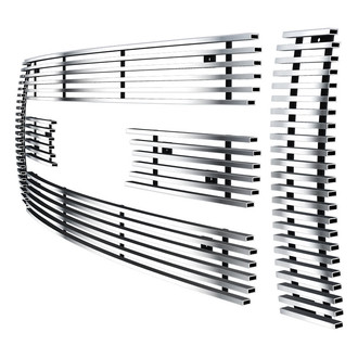 APG® - Chrome Polished 8x6 mm Horizontal Billet Main and Bumper Grille Set