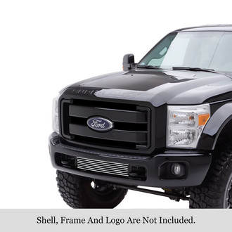 APG® - 1-Pc Chrome Polished 8x6 mm Horizontal Billet Bumper Grille