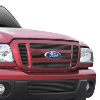 APG® - 7-Pc Black 8x6 mm Horizontal Billet Main and Bumper Grille Kit