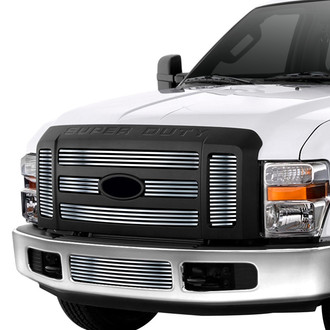 APG® - 7-Pc Chrome Polished 8x6 mm Horizontal Billet Main and Bumper Grille Kit