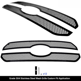 APG® - 2-Pc Black 2.5 mm Wire Mesh Main Grille