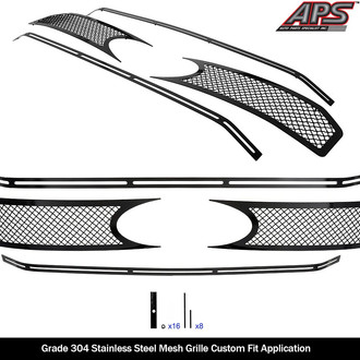 APG® - 4-Pc Black 2.5 mm Wire Mesh Main Grille