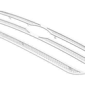 APG® - Chrome 1.8 mm Wire Mesh Main and Bumper Grille Set