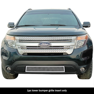 APG® - 1-Pc Polished 1.8 mm Wire Mesh Bumper Grille