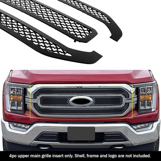 APG® - 4-Pc Black 2.5 mm Wire Mesh Main Grille