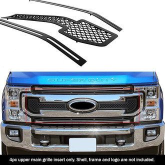 APG® - 4-Pc Black 2.5 mm Wire Mesh Main Grille