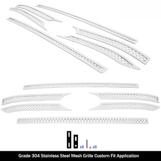 APG® - 6-Pc Polished 2.5 mm Wire Mesh Main Grille