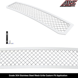 APG® - 1-Pc Polished 2.5 mm Wire Mesh Bumper Grille