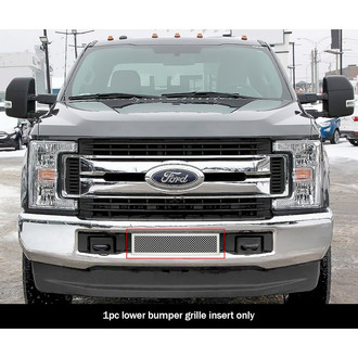 APG® - 1-Pc Chrome Polished 1.8 mm Wire Mesh Bumper Grille