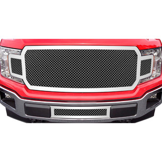 APG® - 1-Pc Chrome Polished 2.5 mm Wire Mesh Main Grille