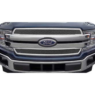 APG® - 2-Pc Chrome Polished 2.5 mm Wire Mesh Main Grille