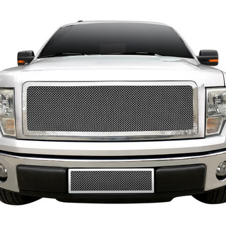 APG® - 1-Pc Chrome Polished 1.8 mm Wire Mesh Bumper Grille