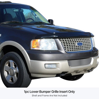 APG® - 1-Pc Polished Horizontal Billet Bumper Grille