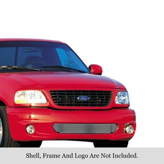 APG® - 1-Pc Chrome Polished Horizontal Billet Bumper Grille