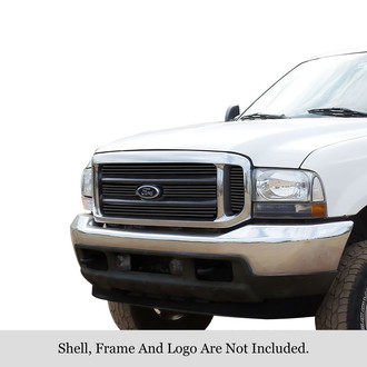 APG® - 6-Pc Black 8x6 mm Horizontal Billet Main Grille