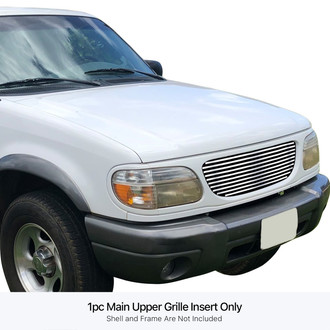 APG® - 1-Pc Polished Horizontal Billet Main Grille