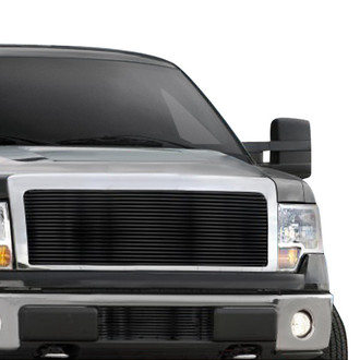 APG® - 2-Pc Black 8x6 mm Horizontal Billet Main and Bumper Grille Kit