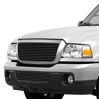 APG® - 2-Pc Black 8x6 mm Horizontal Billet Main and Bumper Grille Kit