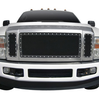 APG® - 3-Pc Rivet Style Black 1.8 mm Wire Mesh Main Grille