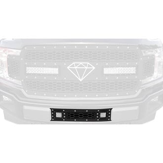 APG® - 1-Pc Honeycomb Style Black Laser Cut Mesh Bumper Grille