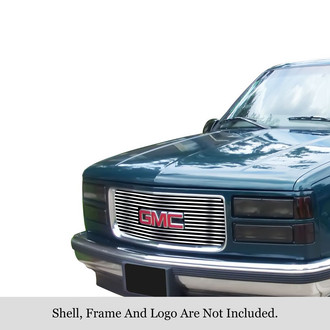APG® - 1-Pc Chrome Polished 8x6 mm Horizontal Billet Main Grille
