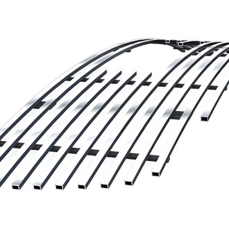 APG® - Polished Horizontal Billet Main and Bumper Grille Set