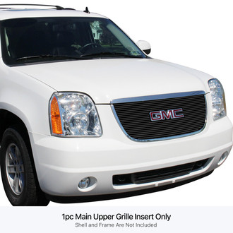 APG® - 1-Pc Black Horizontal Billet Main Grille