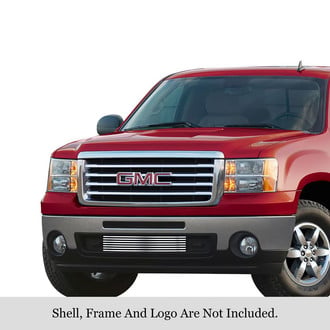 APG® - 1-Pc Chrome Polished 8x6 mm Horizontal Billet Bumper Grille
