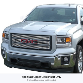 APG® - 1-Pc Chrome Polished 8x6 mm Horizontal Billet Main Grille