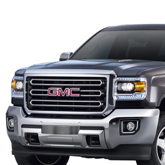 APG® - 1-Pc Chrome Polished 8x6 mm Horizontal Billet Bumper Grille